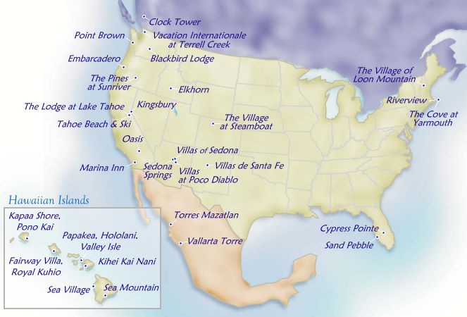 VI resort map
